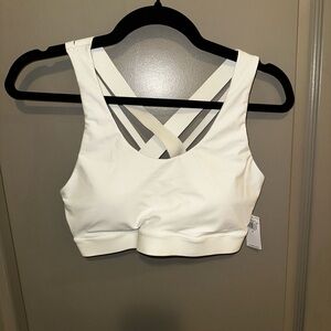 Old Navy white/ Ivory Sports Bra